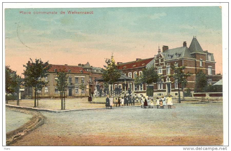 WELKENRAEDT - Place Communale - Carte Colorisée (922)rl - Welkenraedt