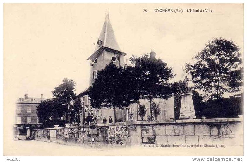 Oyonnax - Hotel De Ville - Oyonnax