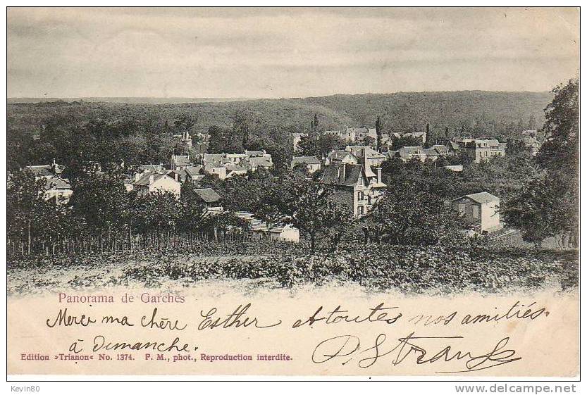 92 Panorama De GARCHES - Garches