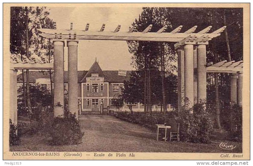 Andernos Les Bains - Ecole De Plein Air - Andernos-les-Bains