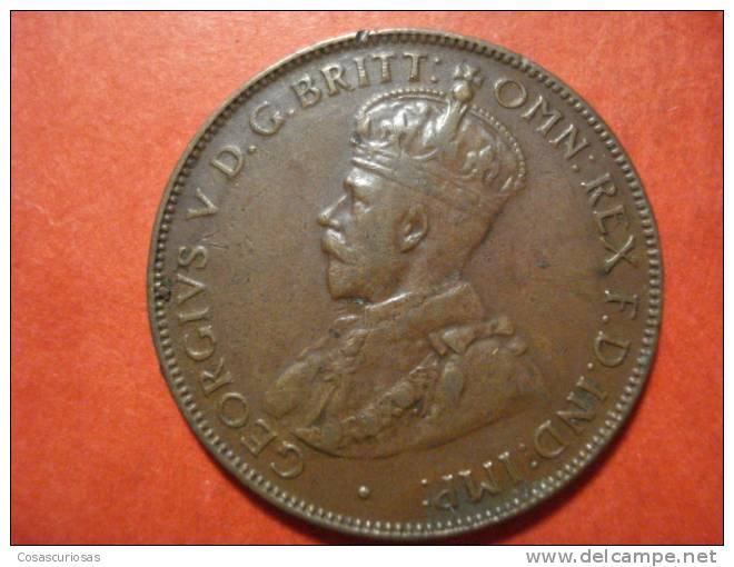 70 AUSTRALIA   HALF PENNY    AÑO / YEAR  1934  MBC+/VF+ - Penny