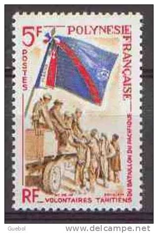 Polynésie - N°   29 * Militaire - Volontaires Du Bataillon Du Pacufique - Unused Stamps