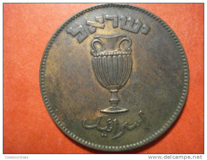 778  ISRAEL  10 PRUTAH      AÑO / YEAR  1949 WHIT PEARL   MBC+/VF+ - Israël