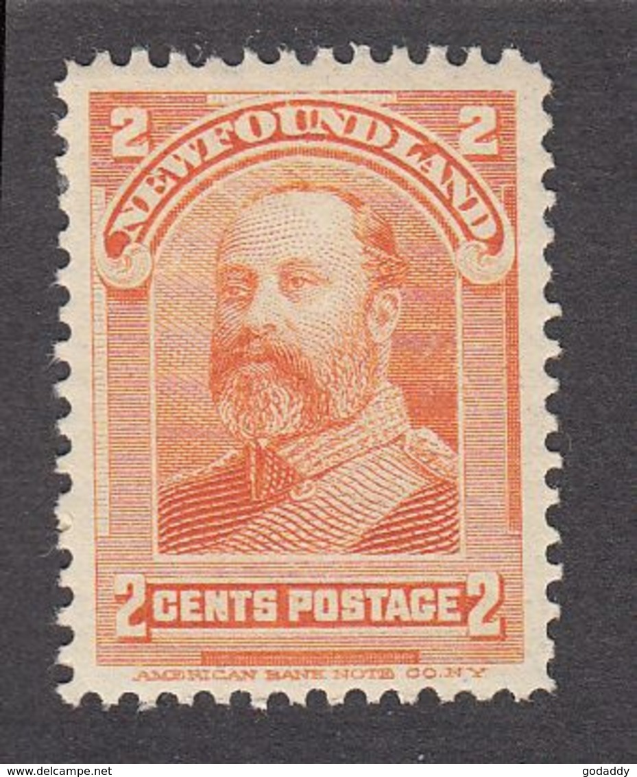 Newfoundland 1897  2 Cents   SG86   MH - 1865-1902