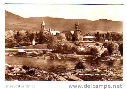 The MONASTRY FORT AUGUSTUS--Real Photo Postcard--Invcerness-shire SCOTLAND - Inverness-shire