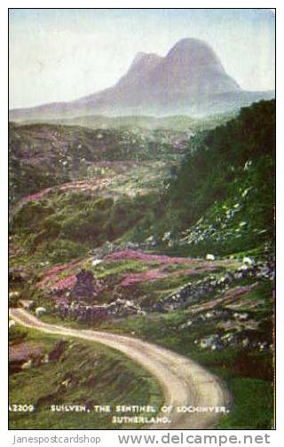 PCd. SUILVEN.The Sentinal Of LOCHINVER--Sutherlandshire  SCOTLAND   JB Whites - Sutherland