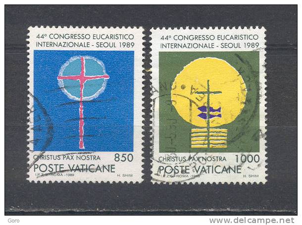 Vaticano  1989.-  Y&T Nº  861/2 - Used Stamps