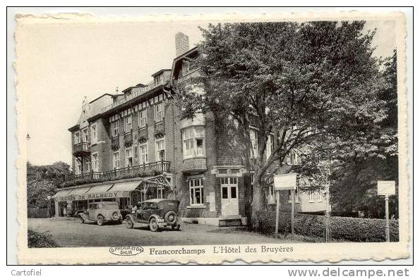 FRANCORCHAMPS - L´HOTEL DES BRUYERES - Stavelot