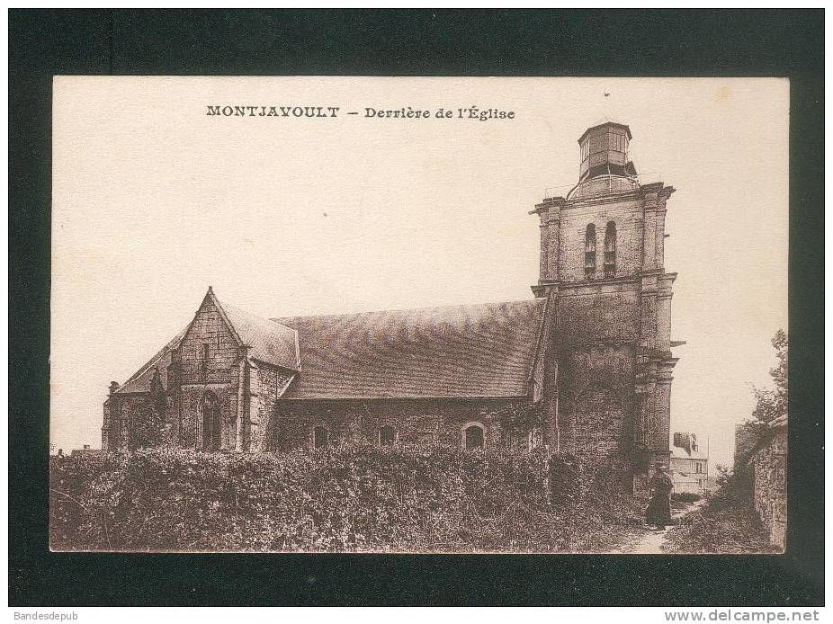 Montjavoult ( Oise 60) - Derrière De L' église ( Petite Animation éditeur Peu Lisible - Montjavoult