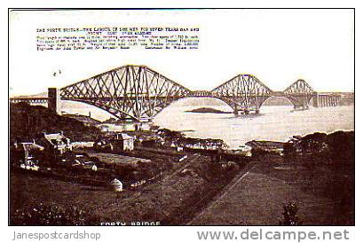 The FORTH BRIDGE  Midlothian --Scotland--Philco Series - Midlothian/ Edinburgh