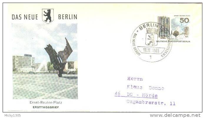 Germany / Berlin -  Mi-Nr 259 FDC (r026)- - 1948-1970