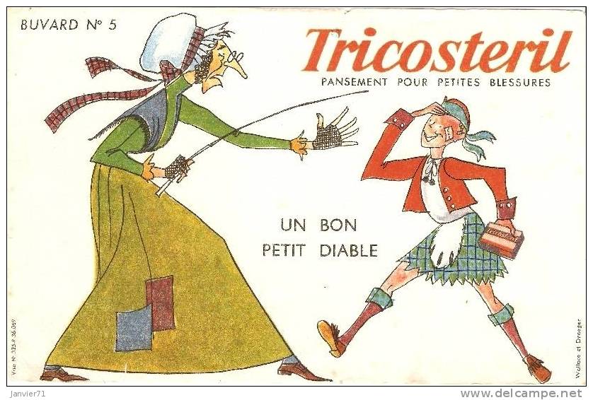 Tricostéril. Buvard N° 5 - Drogerie & Apotheke