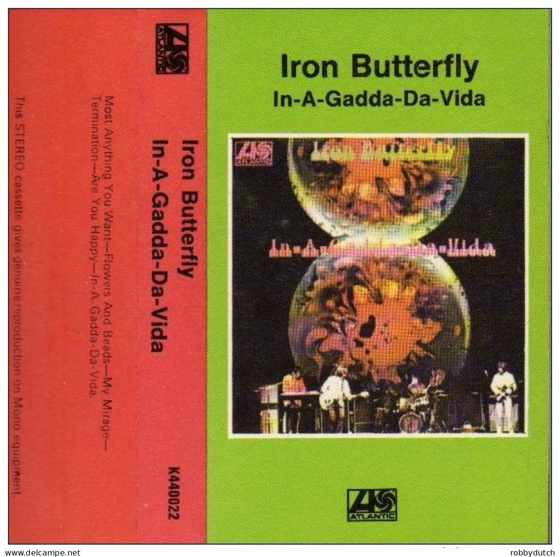 * Cassette * IRON BUTTERFLY - IN A GADDA DA VIDA - Audiocassette