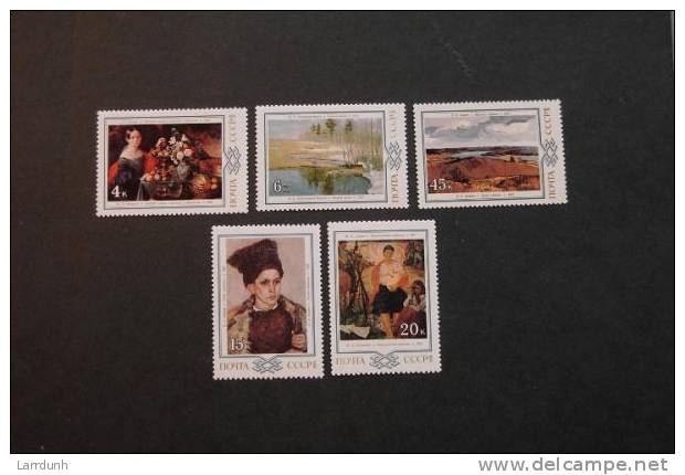 Russia 5184-88 Cpl Paintings MNH 1983 A04s - Other & Unclassified