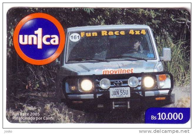 TOYOTA  Fun Race  Rally ( Venezuela ) * Rallye - Racing Car - Automobile - Cars - Auto - Automobiles - Autos - Voitures - Venezuela