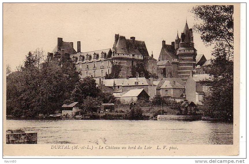 49 DURTAL Le Château Au Bord Du Loir - Durtal