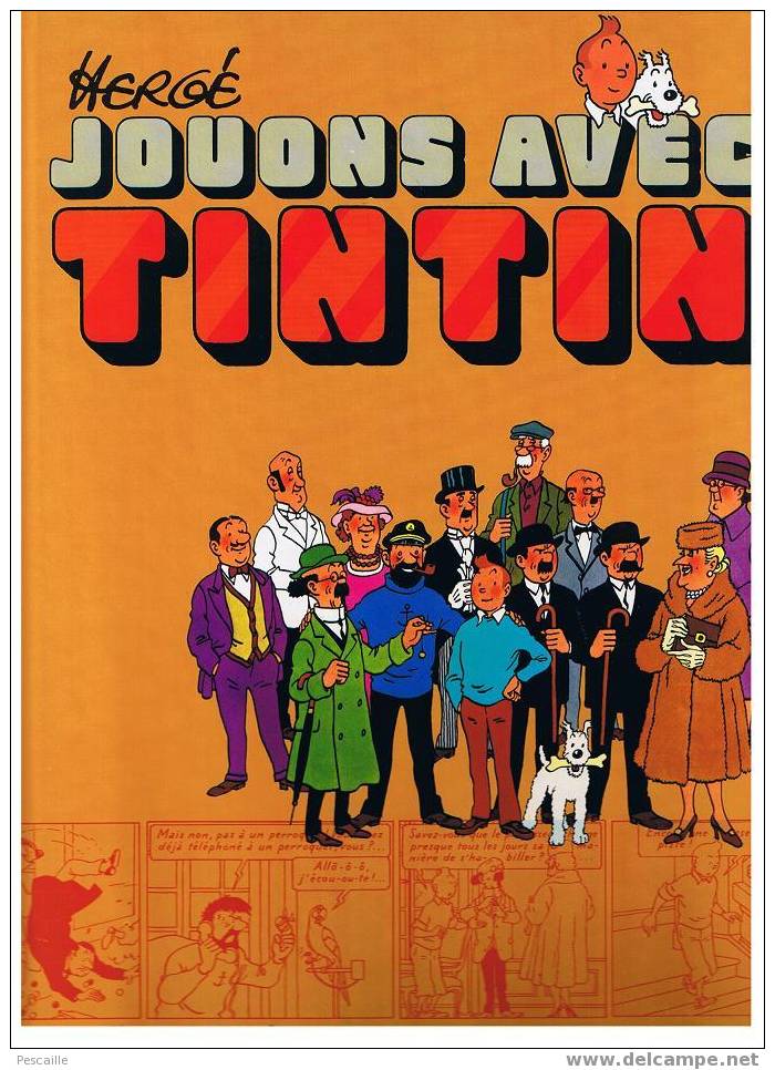 Jouons Avec Tintin  Septembre 1991 - Hergé
