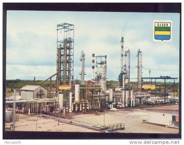 Gabon Port Gentil La Raffinerie édit.IRIS N° 5918 Pétrole Industrie Belle Cpsm - Gabon