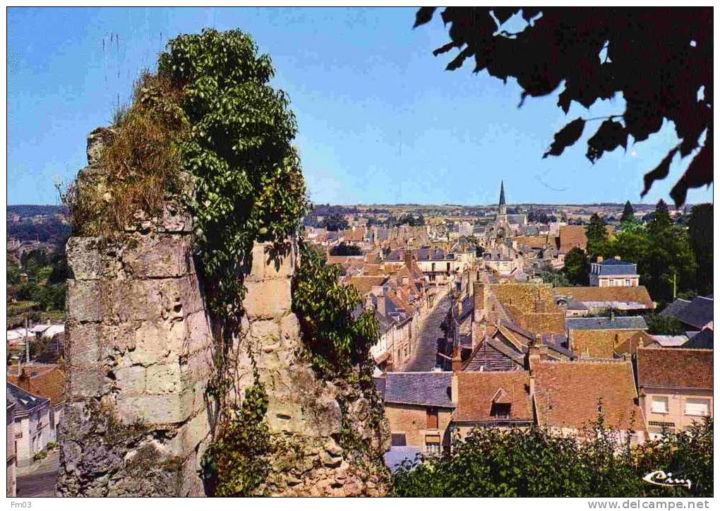 Montoire-sur-le-Loir Vue Générale Depuis Le Château - Montoire-sur-le-Loir