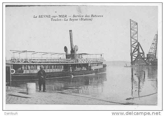 83 / FL / LA SEYNE, Service Des Bateaux, Toulon-La Seyne, (station); ANIMEE, - La Seyne-sur-Mer