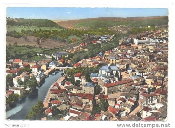 46 )FL) FIGEAC, Vue Générale, CPSM Ed Lapie 1K - Figeac