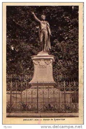 01 BELLEY Statue De Lamartine - Belley