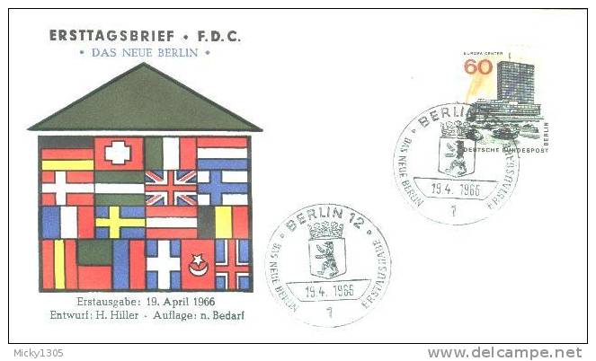 Germany / Berlin -  Mi-Nr 260 FDC (r032)- - 1948-1970