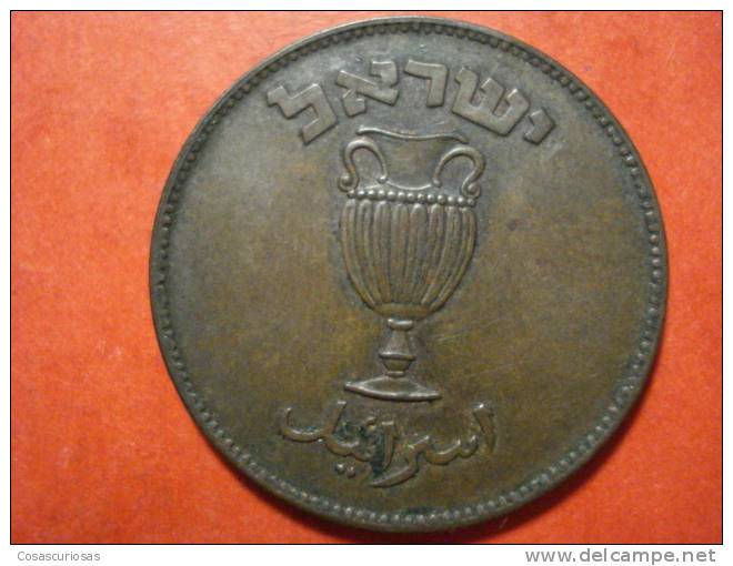 926  ISRAEL   10 PROUTH      AÑO / YEAR  1949     VF+ - Israel