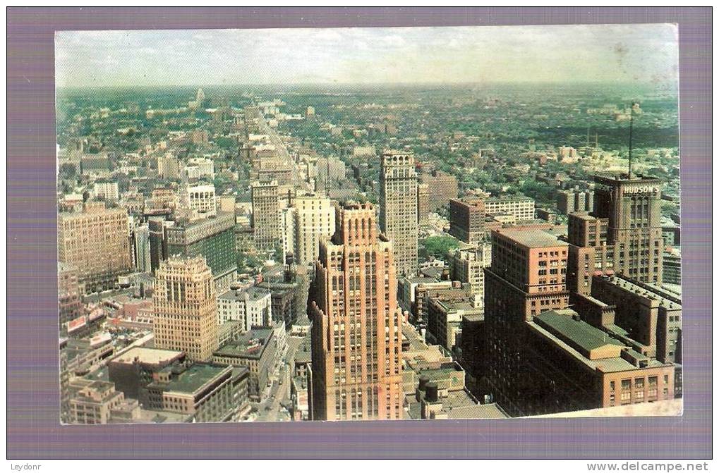 Downtown Detroit, Michigan 1958 - Andere & Zonder Classificatie