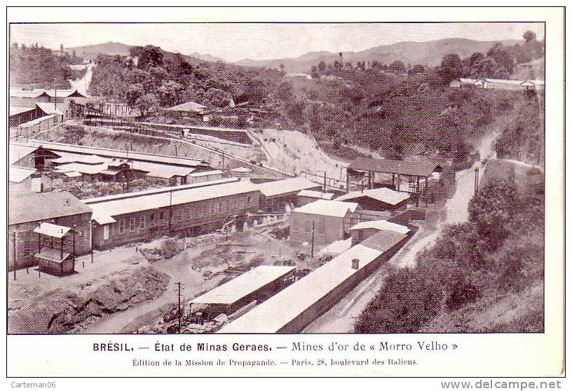Brésil - Etat De Minas Geraes - Mines D'or De "Morro Velho" - Altri