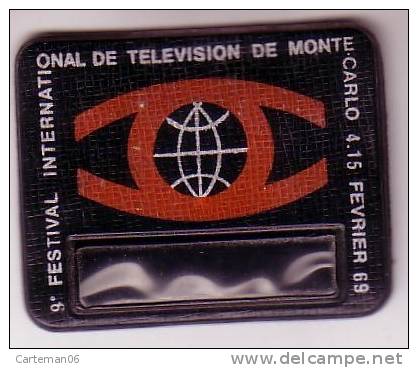 Monaco - Badge D'accés Pour Le 9e Festival International De Télévision De Monte-carlo 4.15 Février 1969 - Sonstige & Ohne Zuordnung