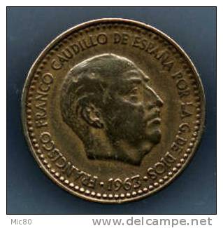 Espagne 1 Peseta 1963 (63) Ttb - 1 Peseta