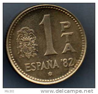 Espagne 1 Peseta 1980 España 82 (81) Sup+ - 1 Peseta