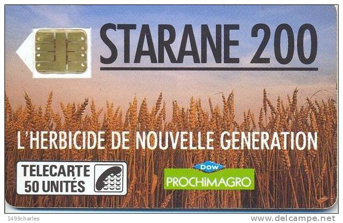 D 46   STARANE 200     50u   Puce  SC3  De 11/88     RARE !!! - Privées