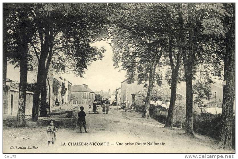 LA CHAIZE LE VICOMTE 85 - Vue Prise Route Nationale - La Chaize Le Vicomte