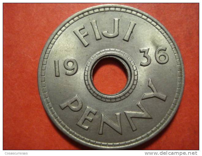 949 FIJI ISLANDS   ONE PENNY   AÑO / YEAR  1936  UNCIRCULATED  SIN CIRCULAR - Fidschi