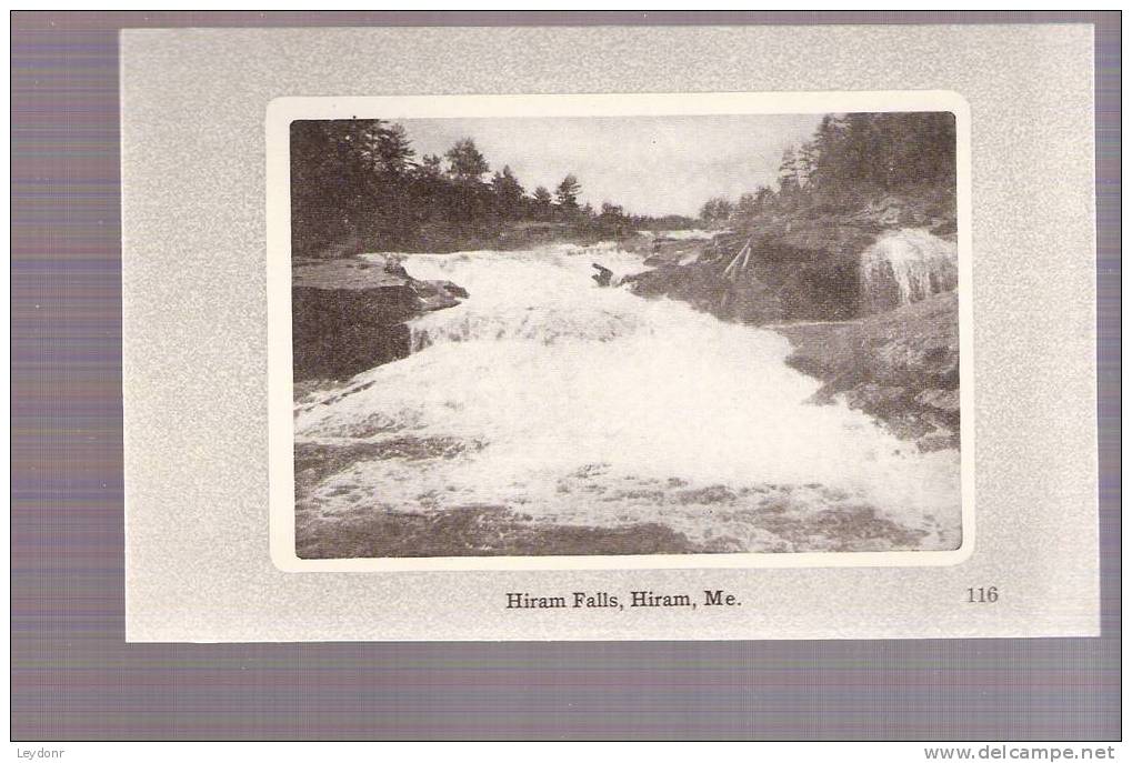 Hiram Falls, Hiram, Maine - Cassens Card Co., Belfast, Maine - Andere & Zonder Classificatie