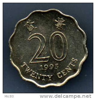 Hong-Kong 20 Cents 1995 Sup - Hong Kong