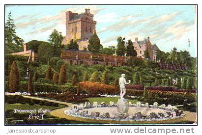 Drummond Castle And Gardens & Statuary -- CRIEFF---  PERTHSHIRE - Scotland - Perthshire