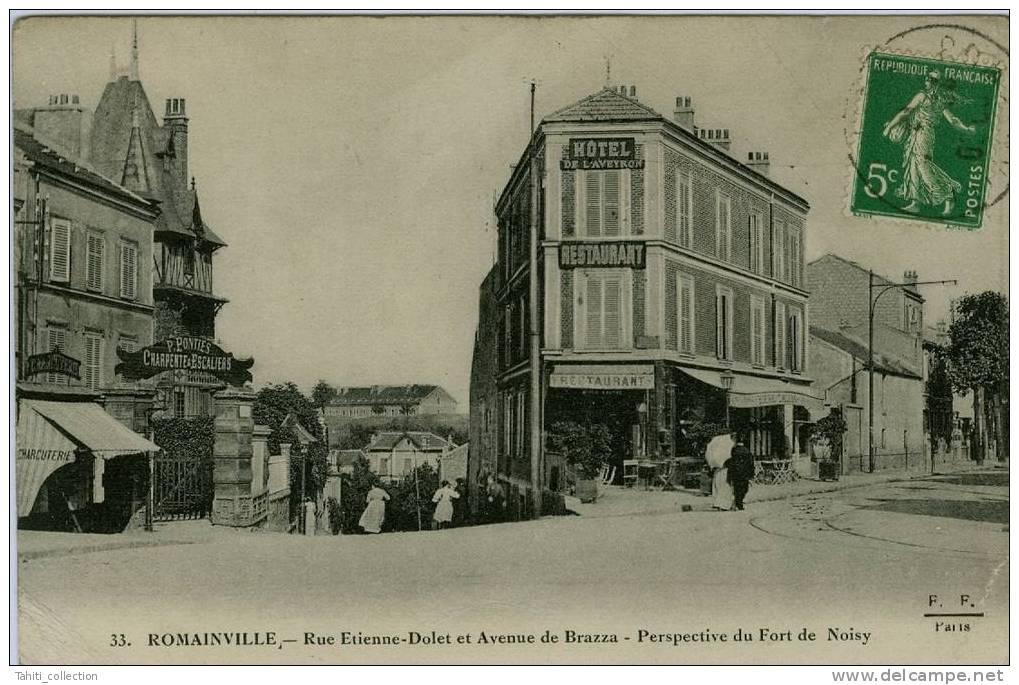 ROMAINVILLE - Rue Etienne-Dolet Et Avenue Brazza - Romainville