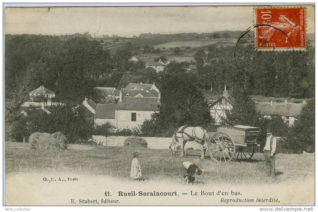 RUEIL-SERAINCOURT - Le Bout D'en Bas - Seraincourt