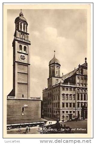 AUGSBURG. PERLACH UND RATHAUS. - Augsburg