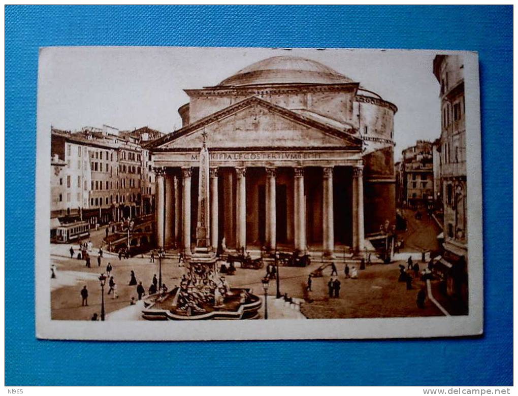 ( Nl965 0809 ) ITALIA - ITALY - LAZIO - ROMA ( ROMA ) IL PANTHEON ( ANIMATA ) - Pantheon