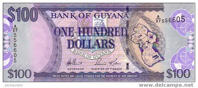 GUYANA   100 Dollars  Nouvelle Emission (2006)   ***** BILLET  NEUF ***** - Guyana