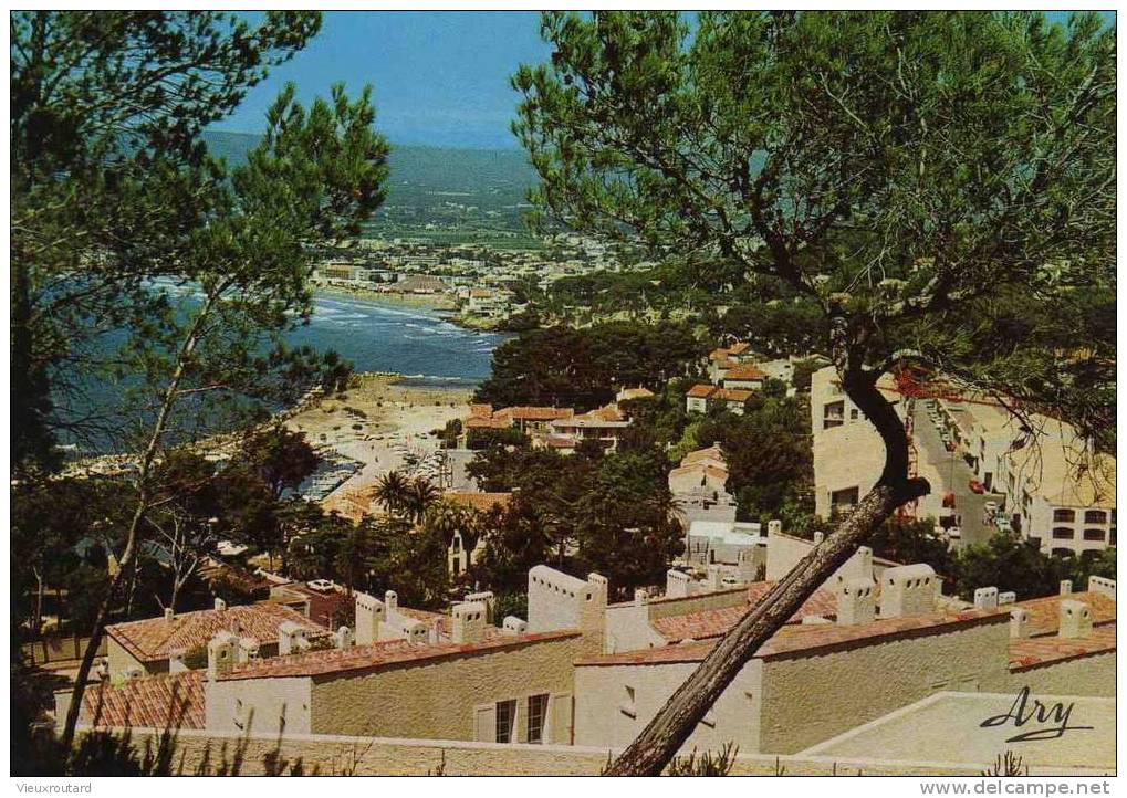 CPSM.  ST CYR. LES LECQUES. LE HAMEAU ET LA MADRAGUE. DATEE 1978. FLAME. - Saint-Cyr-sur-Mer