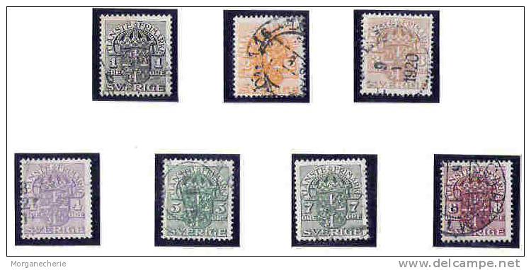 SVERIGE, 1910-19 LOT SERVICE DIENSTMARKEN - Dienstmarken