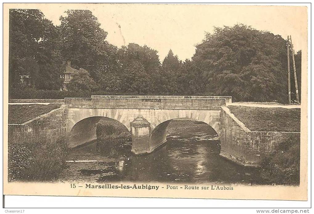 18 - MARSEILLES-les-AUBIGNY  -  Pont  -  Route De L´ Aubois - Aubigny Sur Nere