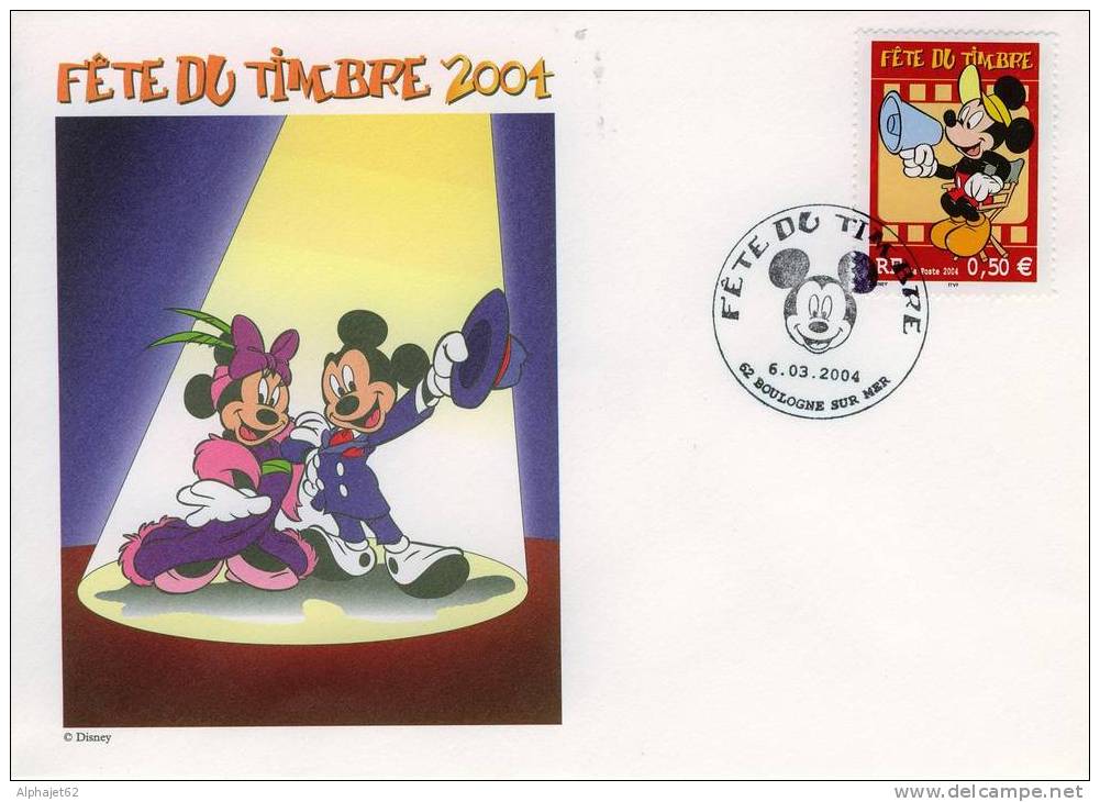 Mickey - FRANCE - Bande Dessinée - Fete Du Timbre - 2004 - Autres & Non Classés