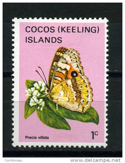 COCOS (KEELING) ISLANDS      1982    1c  Precis  Villida - Cocos (Keeling) Islands