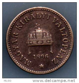 Hongrie 2 Filler 1896 Ttb - Ungheria